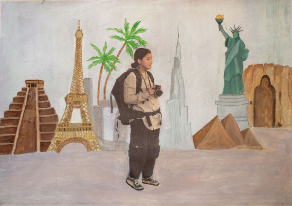 Sohaila, 13 ans, veut devenir globe-trotter. Extrait de la série « Dream Girls »