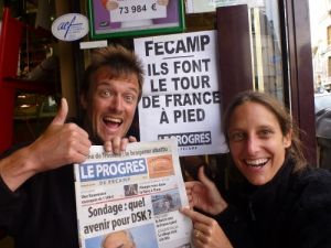 "Partir autrement" Tour de France à pied