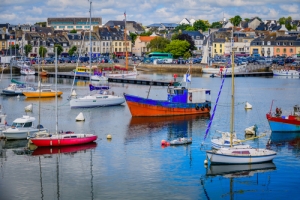Bateaux et navires dans le port de Concarneau