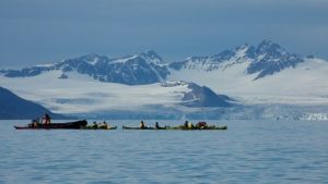 Rando- kayak au Spitzberg