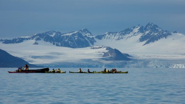 Rando- kayak au Spitzberg