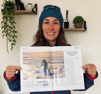Rancontre avec l'aventurière des pôles, dans Globe-Trotters magazine