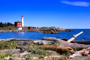 Le long de la côte du Pacifique, près de Victoria
