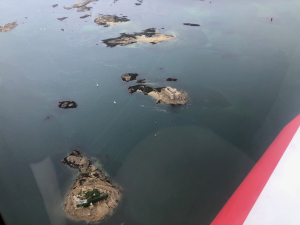 Survol de la baie de Morlaix
