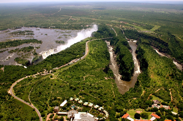 victoria falls vu du ciel