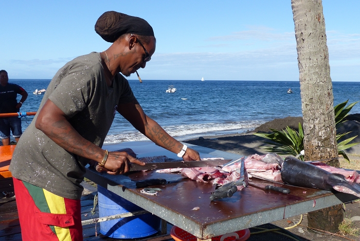 Vente directe sur la plage - Martinique